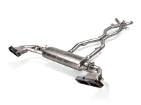Akrapovic S-ME/TI/16H Akrapovic 2020+ Mercedes-AMG GLE 63S Evolution Line- Titanium (Only fits vehicle w/OE Hitch Install) - Fits 2021-2025 Mercedes-Benz GLE63 AMG S