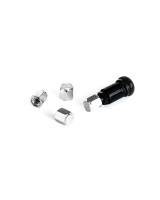 fifteen52 52-VALVE-PACK-SILVER Fifteen52 Valve Stem Cap Set - Silver - 4 Pieces