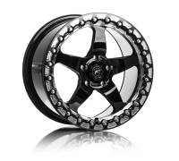 Forgestar - Forgestar F00170067P50 Forgestar D5 Beadlock 17x10 / 5x114.3 BP / ET50 / 7.5in BS Gloss Black Wheel - Image 2