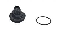 Fuelab 108020101-7 Fuelab Replacement Filter Cap -10AN Outlet - Black