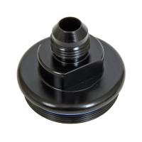 Fuelab 108020102-6 Fuelab Replacement Filter Cap -8AN Inlet - Black