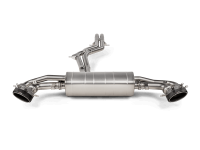 Akrapovic S-AU/TI/20H Akrapovic 2020+ Audi RS Q8 (M4) Evolution Line Cat Back (Titanium) w/Carbon Fiber/Titanium Tips - Fits 2020-2025 Audi RS Q8