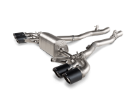 Akrapovic S-BM/T/24H Akrapovic 2021 BMW M8/M8 Comp Gran Coupe (F93) w/OPF/GPF Slip-On Line (Titanium) w/Carbon Tips
