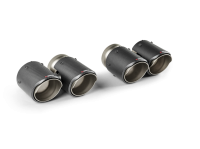 Akrapovic TP-CT/78 Akrapovic 2024+ BMW M5 (G90,G99) Round Carbon Fiber Tail Pipe Set - Fits 2025-2026 BMW M5