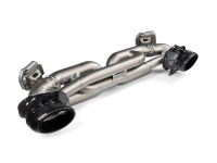 Akrapovic TP-T/S/33 Akrapovic 20-21 Porsche 911 Turbo/Turbo S (992) Tail Pipe Set (Titanium) - Black - Fits 2021 Porsche 911