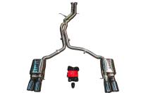 Valvetronic Designs Audi B8, B8.5 S4, S5 3.0, 4.2L Catback T304 Stainless Steel Carbon Fiber 3.5" Outlet Tips AUD.B8.S4.VSES.BR.RC