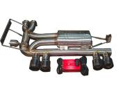 Valvetronic Designs BMW E46 M3 3.2L Catback T304 Stainless Steel Brushed 3.25" Outlet Tips BMW.E46.M3.VSES.BR