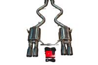 Valvetronic Designs BMW E90,E92 M3 4.0L Axleback T304 Stainless Steel Brushed 3.5" Outlet Tips BMW.E9X.M3.AXL.BR.BRSH