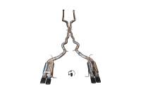 Valvetronic Designs BMW F10 M5 4.4L Catback T304 Stainless Steel, Carbon Fiber 3.5" Outlet Tips BMW.F10.M5.VSES.BR.RC