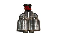 Valvetronic Designs Off Road Universal Muffler Kit, Single Inlet Single Outlet, 76MM 3.0" 2 Mufflers OFF.UVM.76MM.X2