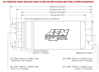 AEM - AEM 50-1005 AEM 400LPH High Pressure Fuel Pump -6AN Female Out, -10AN Female In - Image 9
