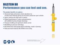 Bilstein 35-135920 Bilstein B8 2009 Porsche 911 Targa 4 Front Right Suspension Strut Assembly - Fits 2006-2012 Porsche 911