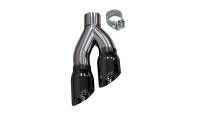CORSA Performance 14031BLK Corsa 1999-2006 Universal Stainless Steel Twin 4.0in Black PVD Pro-Series Tip