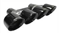 CORSA Performance 14062BLK Corsa 2014-2020 Chevrolet Corvette 6.2L V8 Quad 45in Polished Black Pro-Series Tip Kit