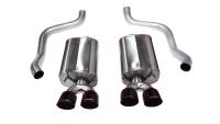 CORSA Performance 14108BLK Corsa 2009-2013 Chevrolet Corvette C6 6.2L V8 Black Sport Axle-Back Exhaust