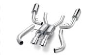 CORSA Performance 14122 Corsa 1996-2002 Dodge Viper GTS 8.0L V10 Polished Sport Cat-Back Exhaust w/ 2.5in Inlet