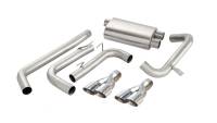 CORSA Performance 14143 Corsa 1998-2002 Chevrolet Camaro Convertible Z28 5.7L V8 LS1 Polished Sport Cat-Back Exhaust