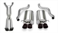 CORSA Performance 14169CB6BLK Corsa 06-08 Corvette C6 Sport Cat-Back Dual Rear Exit w/ 3.5in Black PVD Tips