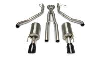 CORSA Performance 14189BLK Corsa 05-06 Pontiac GTO 6L V8 2.5in Sport Cat-Back Exhaust + XPipe w/Dual Exit Single 4in BlackTips