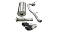 CORSA Performance 14202BLK Corsa 2007-2010 Cadillac Escalade 6.2L V8 Black Sport Cat-Back Exhaust