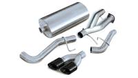 CORSA Performance 14222BLK Corsa 2002-2006 Cadillac Escalade 6.0L V8 3in Cat-Back Single Side w Twin 4in Black Pro-Series Tips