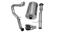 CORSA Performance 14246BLK Corsa 2007-2009 Chevrolet Avalanche 6.0L V8 3in Cat-Back Single Side w Twin 4in Black Pro-SeriesTips