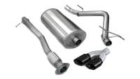 CORSA Performance - CORSA Performance 14259BLK Corsa 2007-2008 Chevrolet Silverado Crew Cab/Short Bed 1500 5.3L V8 Black Sport Cat-Back Exhaust - Image 3