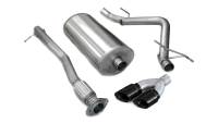 CORSA Performance - CORSA Performance 14259BLK Corsa 2007-2008 Chevrolet Silverado Crew Cab/Short Bed 1500 5.3L V8 Black Sport Cat-Back Exhaust - Image 4