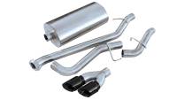 CORSA Performance 14260BLK Corsa 1999-2006 GMC Sierra 4.8L V8 3in Cat-Back Single Side w Twin 4in Black Pro-Series Tips