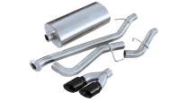 CORSA Performance - CORSA Performance 14261BLK Corsa 1999-2006 GMC Sierra Reg. Cab/Short Bed 1500 4.8L V8 Black Sport Cat-Back Exhaust - Image 4