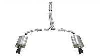 CORSA Performance 14315BLK Corsa 2010-2019 Ford Taurus SHO 3.5L V6 Turbo Sport Cat-Back Exhaust w/ Dual 4in Black Tips