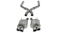 CORSA Performance 14323 Corsa 2013-2014 Ford Mustang Shelby GT500 5.8L V8 Polished Sport Axle-Back + XO Exhaust