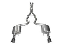 CORSA Performance 14332GNM Corsa 2015-17 Ford Mustang GT Coupe 5.0L 3in Sport Cat-Back Exhaust Dual Rear Exit w/ Gun Metal Tips