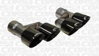 CORSA Performance 14333BLK Corsa 2015-2017 Ford Mustang GT 5.0 Black Quad Tips Kit