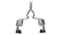 CORSA Performance - CORSA Performance 14335BLK Corsa 2015-2017 Ford Mustang GT 5.0 3in Cat Back Exhaust Black Quad Tips (Xtreme) - Image 4