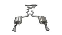 CORSA Performance 14343 Corsa 2015-2017 Ford Mustang EcoBoost 2.3T Sport 3in Cat-Back Dual Rear Exit Polished Tips