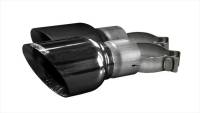 CORSA Performance 14346BLK Corsa 2015-2025 Ford Mustang GT 3.0in Inlet / 4.5in Outlet Black PVD Tip Kit (For Corsa ExhaustOnly)