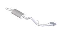 CORSA Performance 14392 Corsa 2011-2014 Ford F-150 EcoBoost 3.5L V6 Polished Sport Cat-Back Exhaust