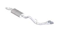 CORSA Performance - CORSA Performance 14392BLK Corsa 2011-2014 Ford F-150 EcoBoost 3.5L V6 Black Sport Cat-Back Exhaust - Image 4