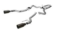 CORSA Performance 14397BPC Corsa 2017-2020 Ford F-150 Raptor 3.5L Sport Cat-Back Dual Rear Exit w/ 5in Matte Black Tip
