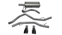 CORSA Performance 14405BLK Corsa 09-18 Dodge Ram 1500 4.7L/5.7L V8 Quad/Crew Cab/Short Bed Black Dual Rear Exit Cat-Back Exhaus