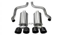 CORSA Performance - CORSA Performance 14470BLK Corsa 2009-2013 Xtreme Axle-Back Exhaust w/Dual Black 3.5in Tips 09-13 Chevrolet Corvette C6 6.2L V8 - Image 4