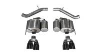 CORSA Performance - CORSA Performance 14478BLK Corsa 2016-2019 Cadillac ATS-V 3.6T 4in Black Sport Axle-Back Exhaust - Image 3