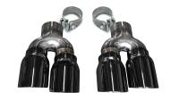 CORSA Performance 14479BLK Corsa 2016-2019 Cadillac ATS 3.6T 4in Inlet / 4in Outlet Twin Black Tip Kit (For Corsa Exhaust Only)