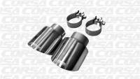 CORSA Performance 14497 Corsa 10-14 Volkswagen R Mk6 Polished Two 4.0in Polished Pro-Series Tips