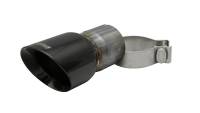 CORSA Performance 14497BLK Corsa 10-14 Volkswagen R Mk6 Black Two 4.0in Black PVD Polished Pro-Series Tips