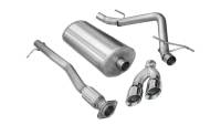 CORSA Performance 14523 Corsa 2011-2013 Chevrolet Silverado Crew Cab/Short Bed 1500 6.2L V8 Polished Sport Cat-Back Exhaust