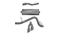 CORSA Performance 14749 Corsa 2015-2020 GMC Yukon Denali XL 6.2L V8 3in Cat-Back Single Side Exit Twin 4in Polished Tips