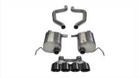 CORSA Performance - CORSA Performance 14768BLK Corsa 17-19 Chevy Corvette Z06 2.75in Axle Back Exhaust Black Dual Rear Exit Quad 4.5in Tip (Sport) - Image 3
