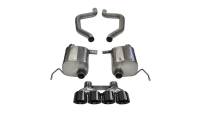 CORSA Performance - CORSA Performance 14768BLK Corsa 17-19 Chevy Corvette Z06 2.75in Axle Back Exhaust Black Dual Rear Exit Quad 4.5in Tip (Sport) - Image 4